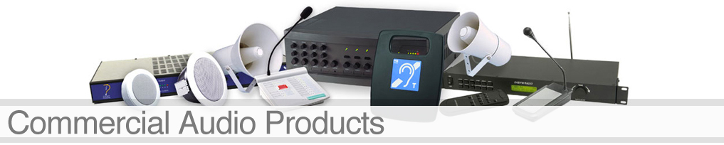 commercial audio products